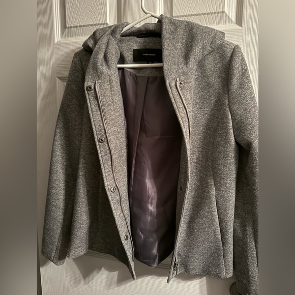 Vero Moda Knit Hooded Jacket - Picture 3 of 6